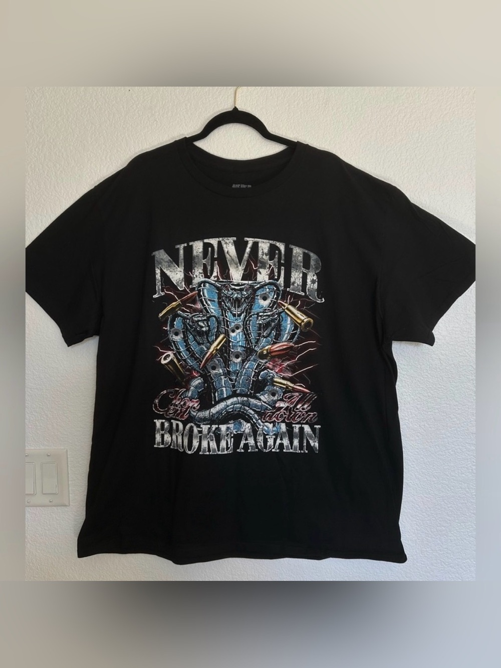 Black Graphic Tee - Never Broken Again